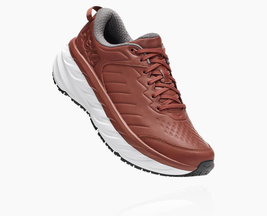 Running Shoes Mens - Hoka One One Bondi Sr - Brown - CTOQSWZ-09